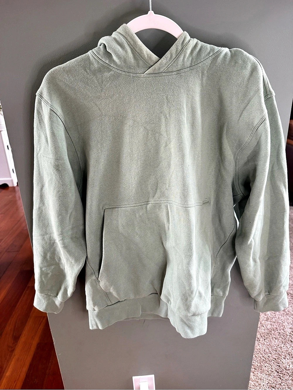 Lululemon Steady State Pullover Hoodie Men’s XS Sage Green LM3ERZS
